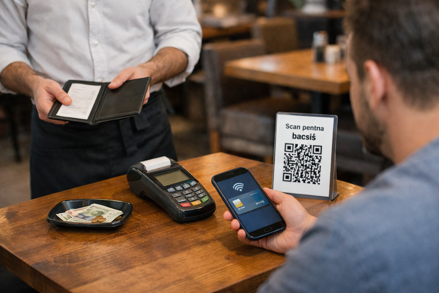 Studiu de caz: cum se pierde bacșiș în restaurante atunci când nu există opțiune digitală