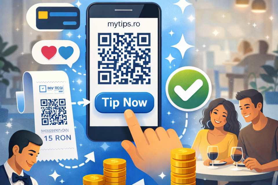 Ce este bacșișul digital și cum funcționează bacșișul prin cod QR